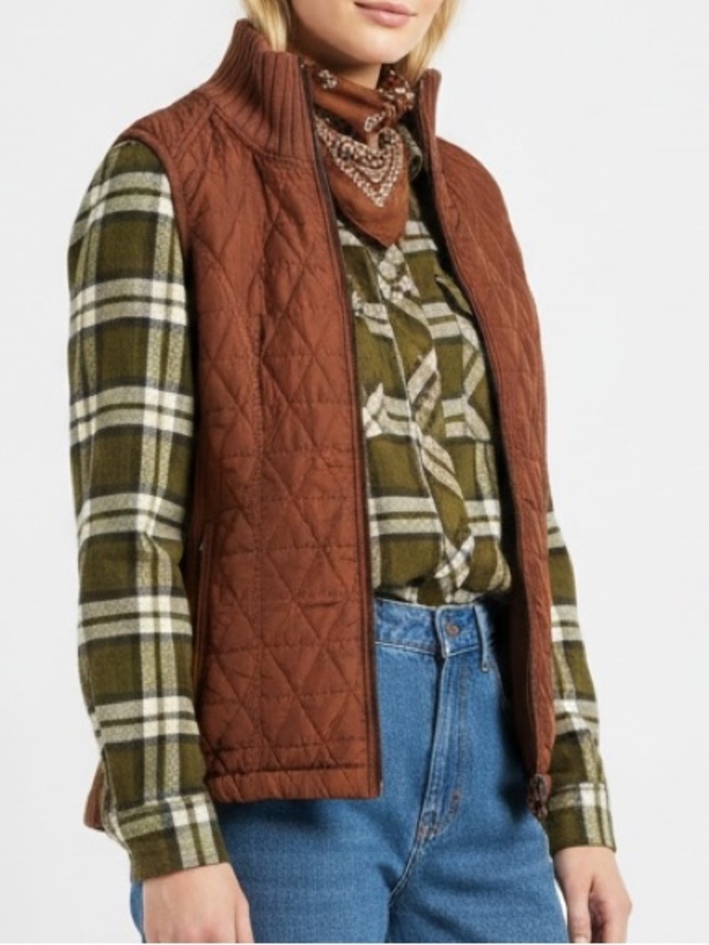 PrAna Vest Brown Teddy Bear Diva Stretchy Warm Cozy Autumn Layers Sherpa